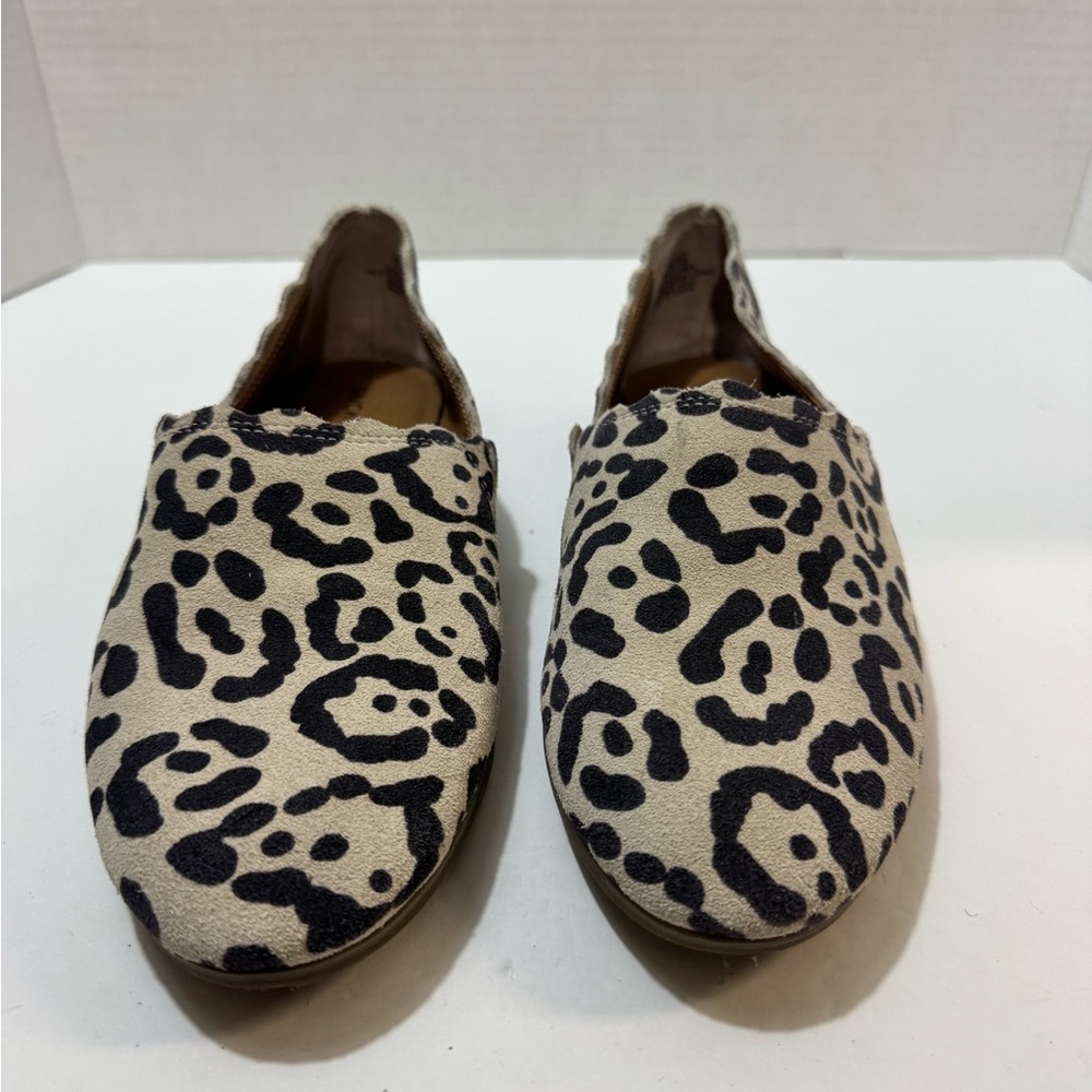 Lucky Brand Cloeey Animal Print Loafers - grey and Tan